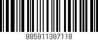 Código de barras (EAN, GTIN, SKU, ISBN): '885911387118'
