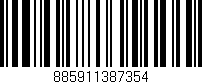 Código de barras (EAN, GTIN, SKU, ISBN): '885911387354'