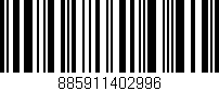 Código de barras (EAN, GTIN, SKU, ISBN): '885911402996'