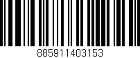 Código de barras (EAN, GTIN, SKU, ISBN): '885911403153'