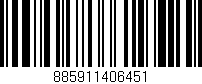 Código de barras (EAN, GTIN, SKU, ISBN): '885911406451'