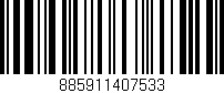 Código de barras (EAN, GTIN, SKU, ISBN): '885911407533'