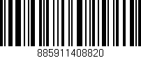 Código de barras (EAN, GTIN, SKU, ISBN): '885911408820'