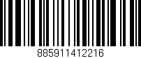 Código de barras (EAN, GTIN, SKU, ISBN): '885911412216'