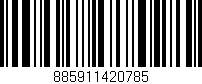 Código de barras (EAN, GTIN, SKU, ISBN): '885911420785'