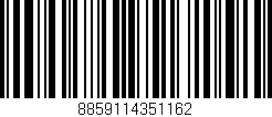 Código de barras (EAN, GTIN, SKU, ISBN): '8859114351162'