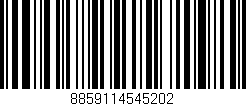 Código de barras (EAN, GTIN, SKU, ISBN): '8859114545202'