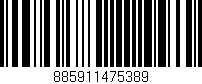 Código de barras (EAN, GTIN, SKU, ISBN): '885911475389'