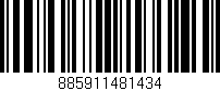 Código de barras (EAN, GTIN, SKU, ISBN): '885911481434'