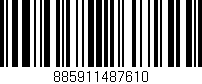 Código de barras (EAN, GTIN, SKU, ISBN): '885911487610'