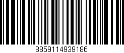 Código de barras (EAN, GTIN, SKU, ISBN): '8859114939186'