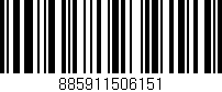 Código de barras (EAN, GTIN, SKU, ISBN): '885911506151'