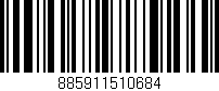 Código de barras (EAN, GTIN, SKU, ISBN): '885911510684'