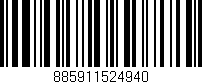 Código de barras (EAN, GTIN, SKU, ISBN): '885911524940'