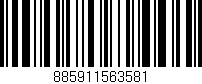 Código de barras (EAN, GTIN, SKU, ISBN): '885911563581'