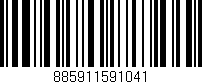 Código de barras (EAN, GTIN, SKU, ISBN): '885911591041'