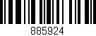 Código de barras (EAN, GTIN, SKU, ISBN): '885924'