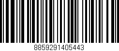 Código de barras (EAN, GTIN, SKU, ISBN): '8859291405443'