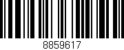Código de barras (EAN, GTIN, SKU, ISBN): '8859617'