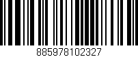 Código de barras (EAN, GTIN, SKU, ISBN): '885978102327'