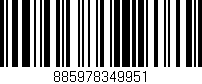 Código de barras (EAN, GTIN, SKU, ISBN): '885978349951'