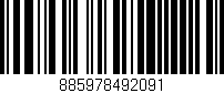 Código de barras (EAN, GTIN, SKU, ISBN): '885978492091'