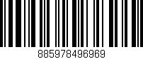 Código de barras (EAN, GTIN, SKU, ISBN): '885978496969'