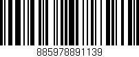 Código de barras (EAN, GTIN, SKU, ISBN): '885978891139'