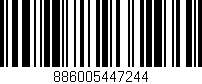 Código de barras (EAN, GTIN, SKU, ISBN): '886005447244'