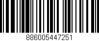 Código de barras (EAN, GTIN, SKU, ISBN): '886005447251'