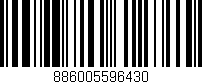 Código de barras (EAN, GTIN, SKU, ISBN): '886005596430'