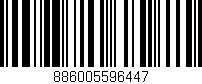Código de barras (EAN, GTIN, SKU, ISBN): '886005596447'
