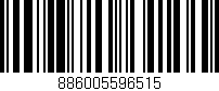 Código de barras (EAN, GTIN, SKU, ISBN): '886005596515'