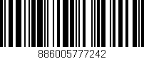 Código de barras (EAN, GTIN, SKU, ISBN): '886005777242'