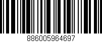 Código de barras (EAN, GTIN, SKU, ISBN): '886005964697'