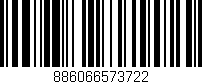 Código de barras (EAN, GTIN, SKU, ISBN): '886066573722'