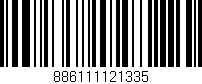 Código de barras (EAN, GTIN, SKU, ISBN): '886111121335'