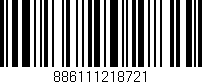 Código de barras (EAN, GTIN, SKU, ISBN): '886111218721'