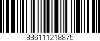 Código de barras (EAN, GTIN, SKU, ISBN): '886111218875'