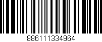 Código de barras (EAN, GTIN, SKU, ISBN): '886111334964'