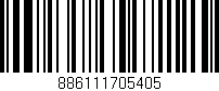 Código de barras (EAN, GTIN, SKU, ISBN): '886111705405'