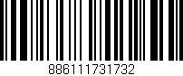 Código de barras (EAN, GTIN, SKU, ISBN): '886111731732'