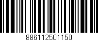 Código de barras (EAN, GTIN, SKU, ISBN): '886112501150'