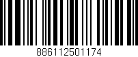 Código de barras (EAN, GTIN, SKU, ISBN): '886112501174'