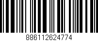 Código de barras (EAN, GTIN, SKU, ISBN): '886112624774'