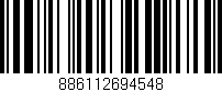 Código de barras (EAN, GTIN, SKU, ISBN): '886112694548'