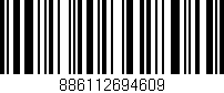 Código de barras (EAN, GTIN, SKU, ISBN): '886112694609'
