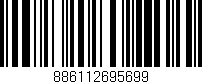 Código de barras (EAN, GTIN, SKU, ISBN): '886112695699'