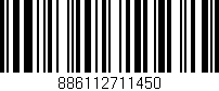 Código de barras (EAN, GTIN, SKU, ISBN): '886112711450'