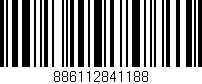 Código de barras (EAN, GTIN, SKU, ISBN): '886112841188'